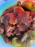 Oseng sapi cabai gendot