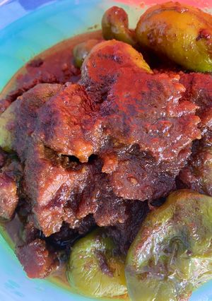 Foto resep Oseng sapi cabai gendot