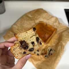 Una foto de Banana bread con chocolate sin azúcar