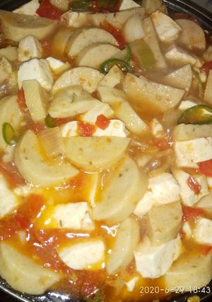 Foto resep Tahu scallop kuah tomat