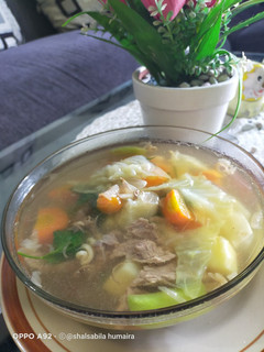 Foto resep Sup sayur plus daging super simple