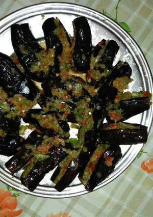 صورة لوصفة باذنجان مخلل تحفه