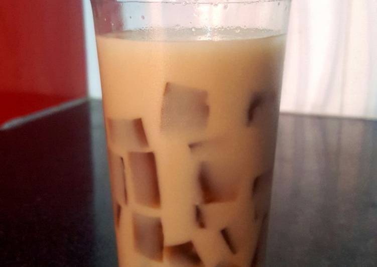 Bahan Grass Jelly Milk Tea ala Chatime | Resep Bumbu Grass Jelly Milk Tea ala Chatime Yang Bisa Manjain Lidah