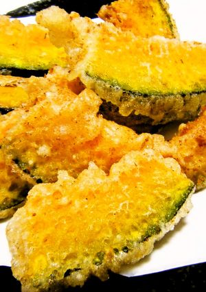 A picture of Crispy Pumpkin Tempura.
