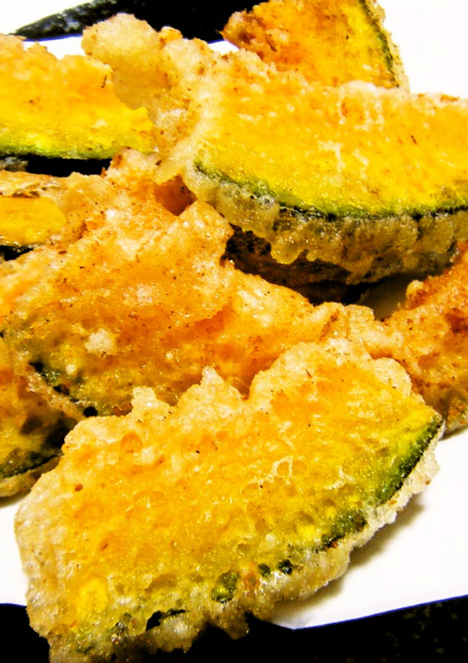 A picture of Crispy Pumpkin Tempura.