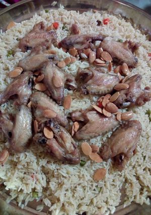 صورة لوصفة ارز بالاجنحه