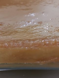 Una foto de Flan de pan