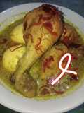 Opor ayam+telor