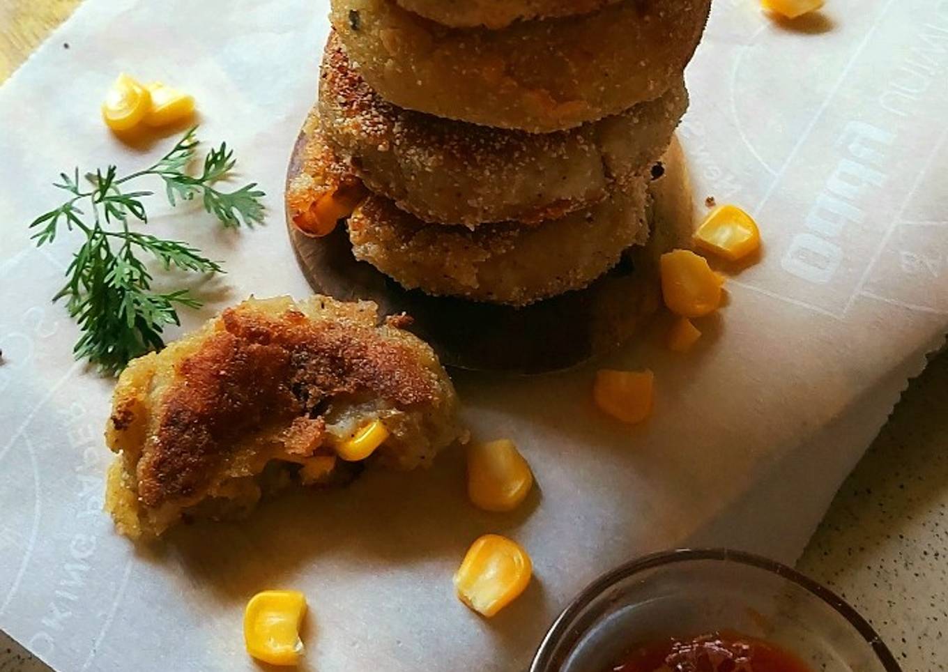 Sweet-Corn Cutlet