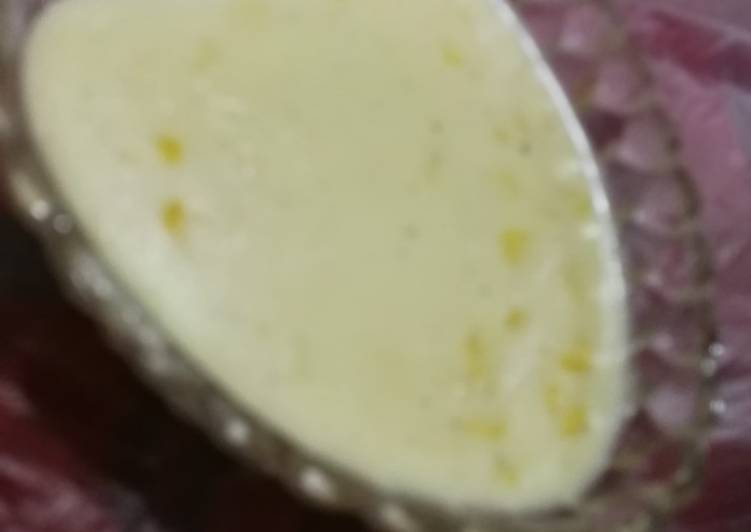 شوربة الذرة بدون دجاج