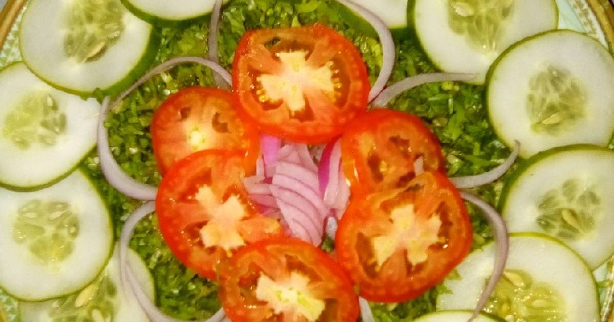 6 easy and tasty salad decoration recipes by home cooks - Cookpad