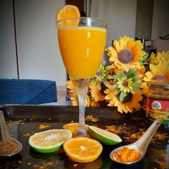 A picture of Citrus Turmeric Punch.