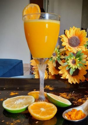 A picture of Citrus Turmeric Punch.
