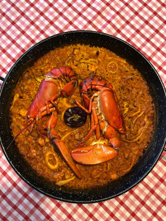 Una foto de Paella de bogavante