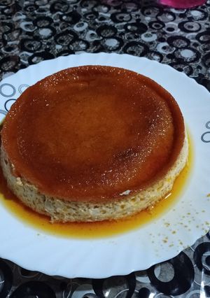 A picture of Caramel pudding.