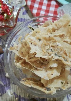 Foto resep Rempeyek Teri Medan... :)