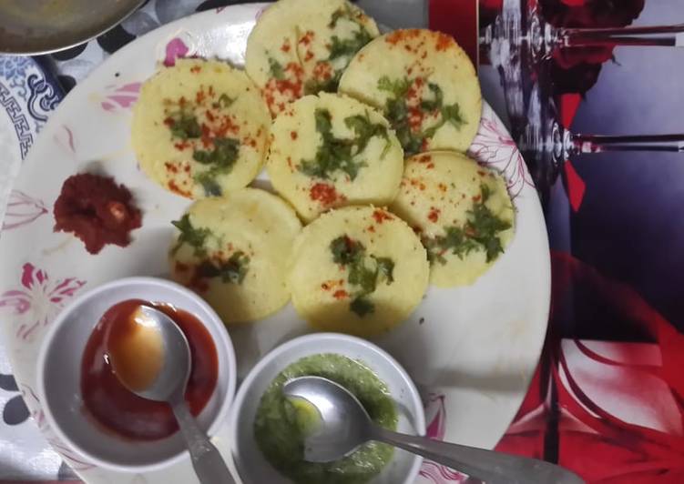 Easiest Way to Prepare Super Quick Homemade Katori dhokla