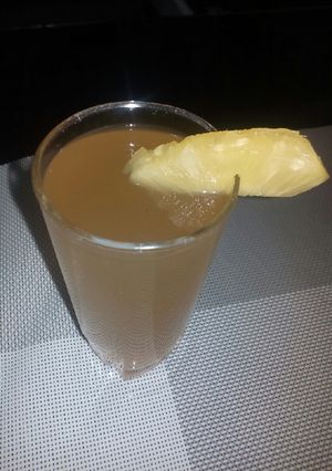 A picture of Pineapple skin juice.
