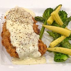 A picture of American Fried Steak.