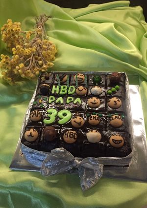 Foto resep Ide menghias cakepotong tema “Budayakan hidup sehat pakai masker “😄😄