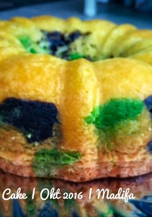 Foto resep Triple Marble Cake