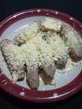 Topocho cocido con mantequilla y queso