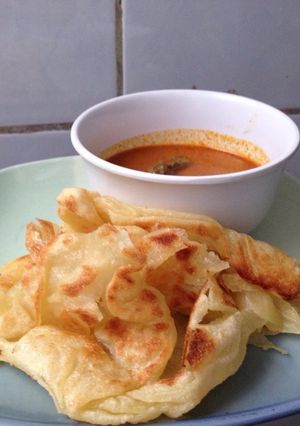 Foto resep Canai with curry
