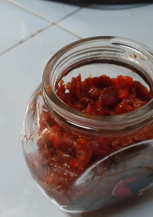 Foto resep Sambal terasi tanpa uleg
