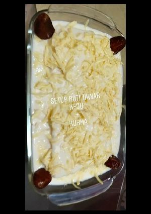 Foto resep Setup roti tawar keju + kurma