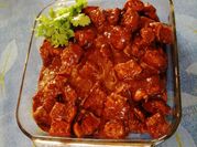 A picture of pork leg meat