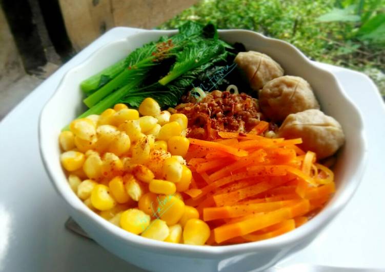 Resep Mie rebus karee mix vegie, Lezat Sekali