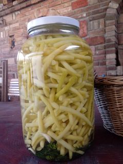 Kovászos zöldbab recept fotója