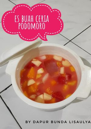 Foto resep 12. Es buah ceria podomoro