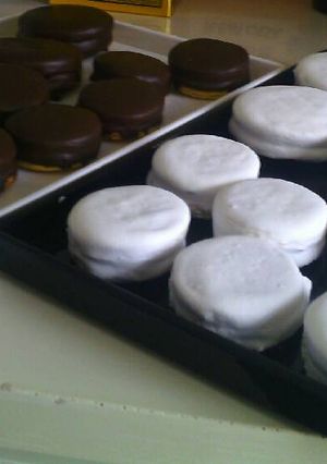 Una foto de Alfajores de vainilla