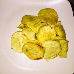 Fried sweet potato A picture of Fried sweet potato.