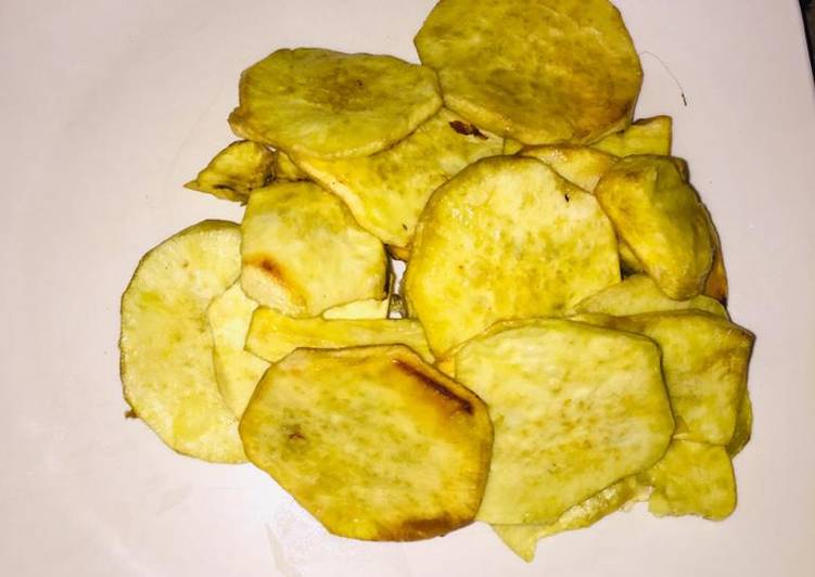 Simple Way to Prepare Homemade Fried sweet potato