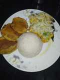Filete de pescado al ajillo con yogurt