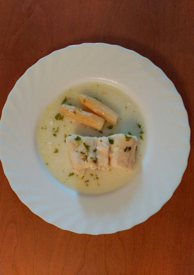 Una foto de Merluza en salsa verde