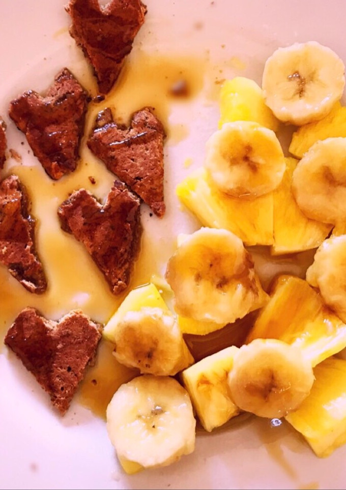 Una foto de Desayuno saludable del amor