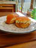 Smoked Salmon Pintxo with Pickle Mayonnaise