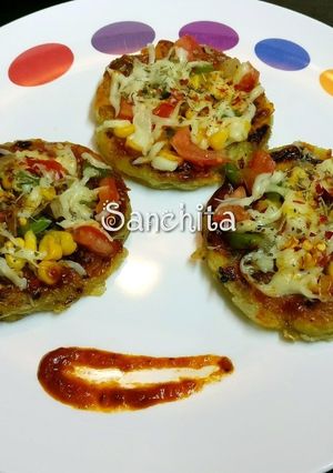 A picture of Brinjal Pizza Discs.