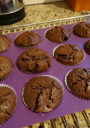 Csokis-nutellás muffin recept fotója