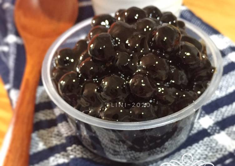 Cara termudah untuk Menyegarkan LezatBrown sugar boba - Boba homemade - resep boba kekinian