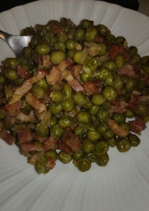 Una foto de Guisantes con Jamón & Bacon (Olla GM Alfa)