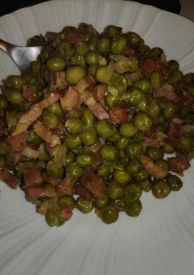 Una foto de Guisantes con Jamón & Bacon (Olla GM Alfa)