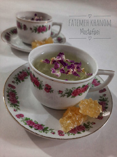 عکسی از دستور دمنوش گل محمدی