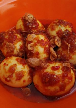 Foto resep Telur Balado Simple (Home Made)