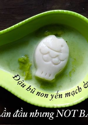 Hình của món Đậu hũ non yến mạch Thảo làm.