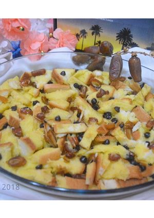 Foto resep Puding Roti Tawar Kurma