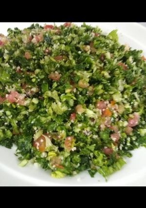 صورة لوصفة تبولة